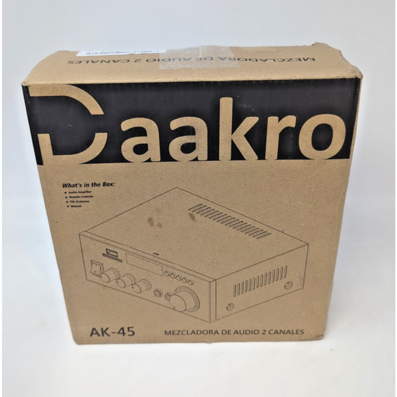 Daakro AK45 Stereo Audio Amplifier 300W Home 2 Channel Wireless Bluetooth 5.0 - Picture 1 of 4